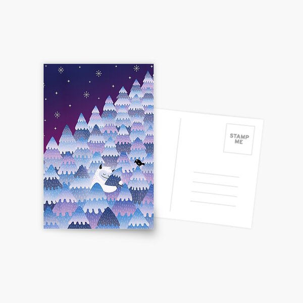Tree Hugger (Night version) Postcard