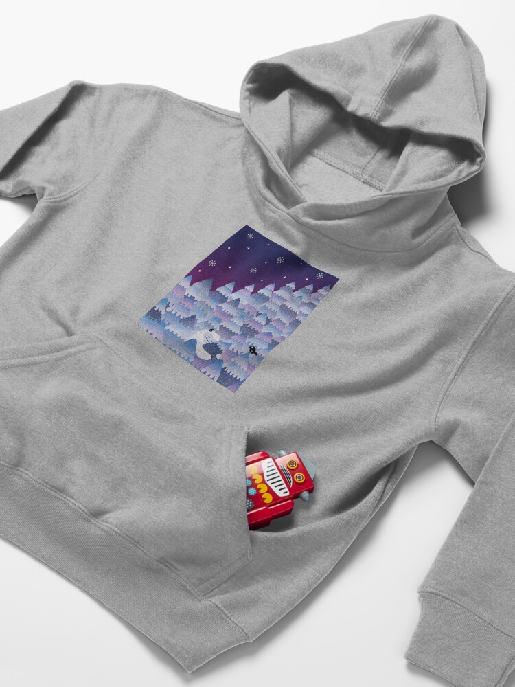 Alternate view of Tree Hugger (Night version) Kids Pullover Hoodie
