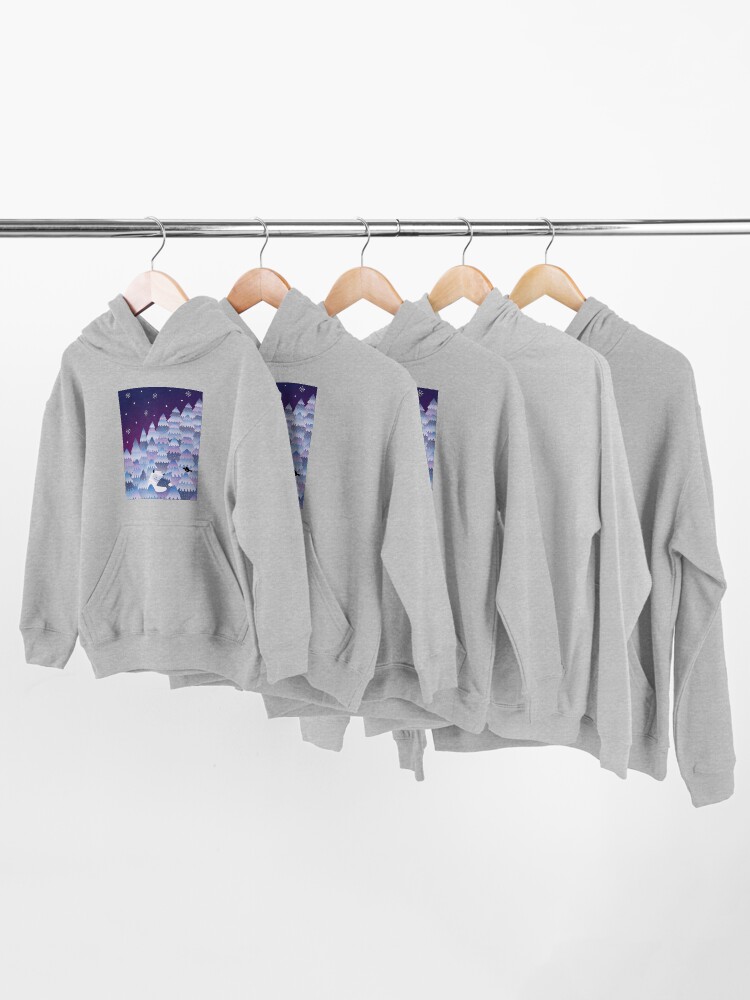 Alternate view of Tree Hugger (Night version) Kids Pullover Hoodie