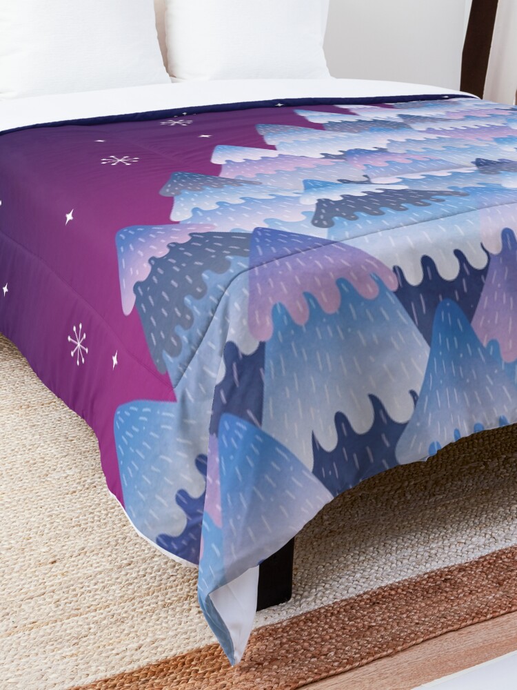 Alternate view of Tree Hugger (Night version) Comforter