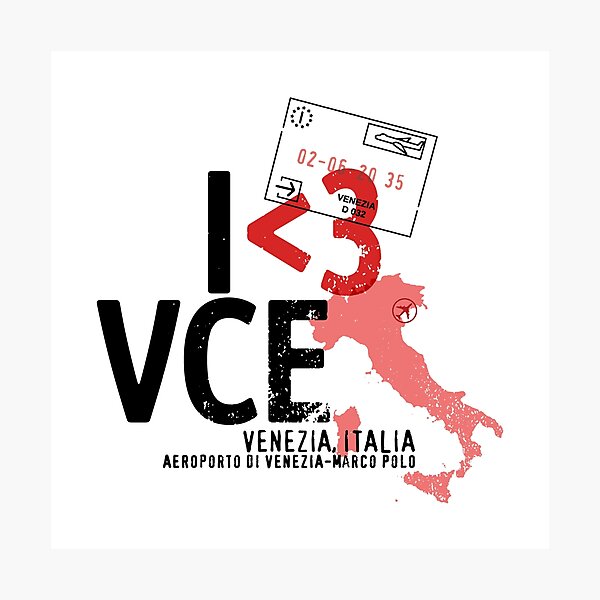Artikelvorschau, I ♥ Venice (VCE) Luftfahrtstempel entworfen und verkauft von seav.