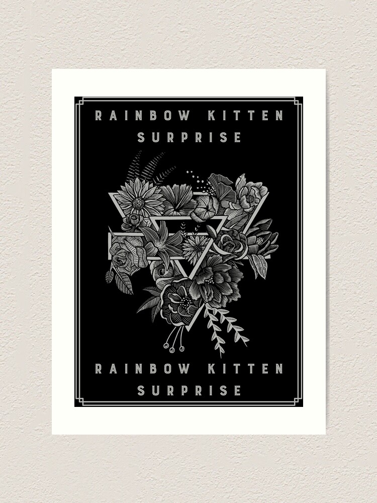 "Rainbow Kitten Surprise Band Music Tour" Art Print For Sale By ...