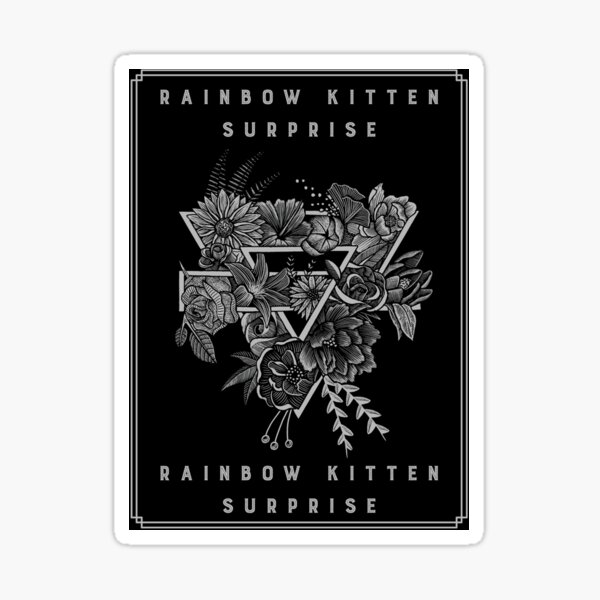 Rainbow Kitten Surprise Band Music Tour Sticker