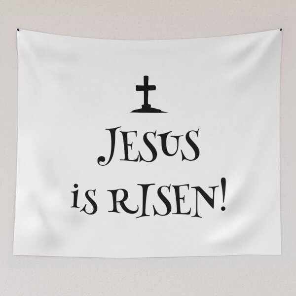Item preview, Jesus is Risen, Cross, Mark 16:6 designed and sold by bugtalk.