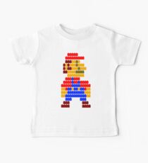 8-bit brick mario Baby Tee