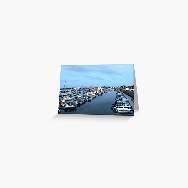 "Sailboats - Bergen, Norway" Greeting Card