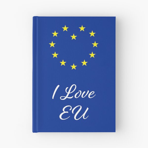 Item preview, I Love EU | Style 1 | EU Flag Heart designed and sold by SJ Designs.