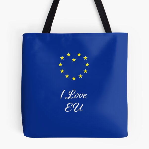 Item preview, I Love EU | Style 1 | EU Flag Heart designed and sold by SJ Designs.