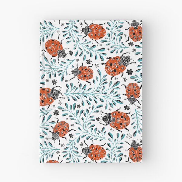 Item preview, Doodle de hojas y mariquitas designed and sold by Handypanda.