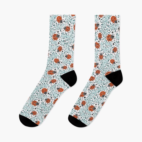 Item preview, Doodle leaves and ladybirds designed and sold by Handypanda.