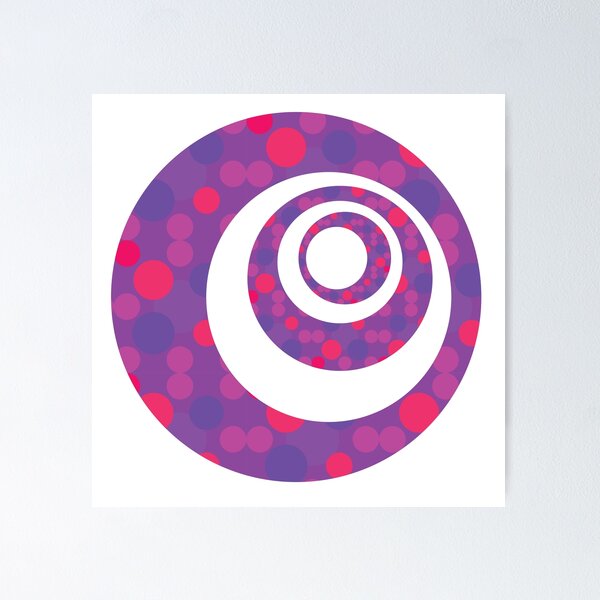 Item preview, Circle pattern - Lilac designed and sold by MarloesBongers.