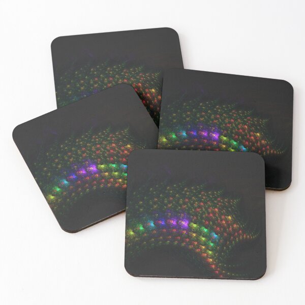 Item preview, Rainbow Wave Fractal designed and sold by traceyeverart.