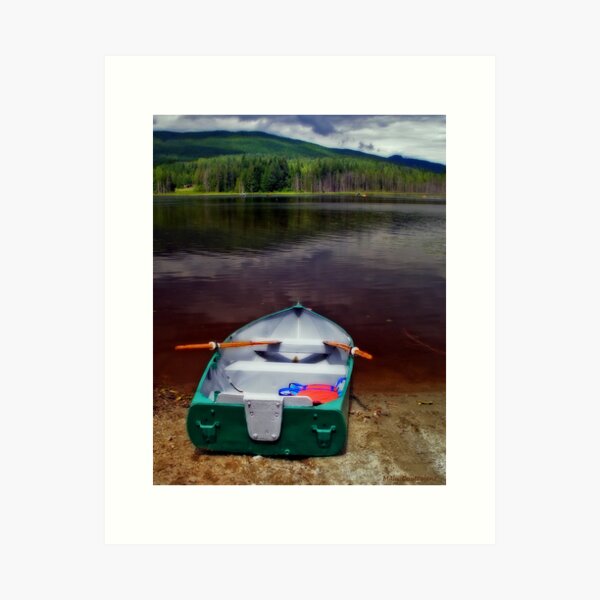 Item preview, Boat at Whonnock Lake designed and sold by MaluC.