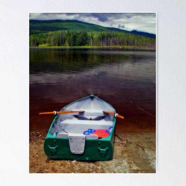 Item preview, Boat at Whonnock Lake designed and sold by MaluC.
