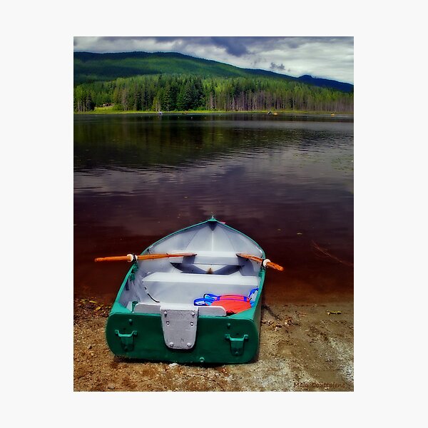 Item preview, Boat at Whonnock Lake designed and sold by MaluC.
