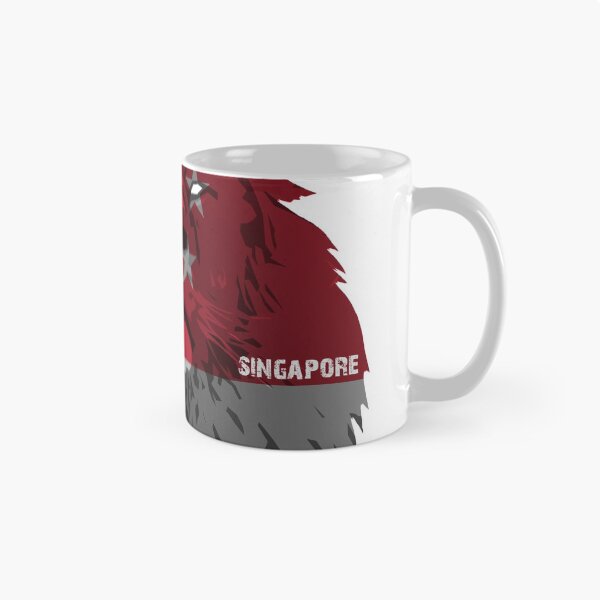 Aperçu de l'œuvre Équipe Singapore National Pride Lion créée et vendue par Domestic8edApe.