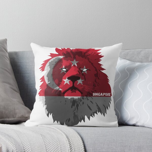 Aperçu de l'œuvre Équipe Singapore National Pride Lion créée et vendue par Domestic8edApe.