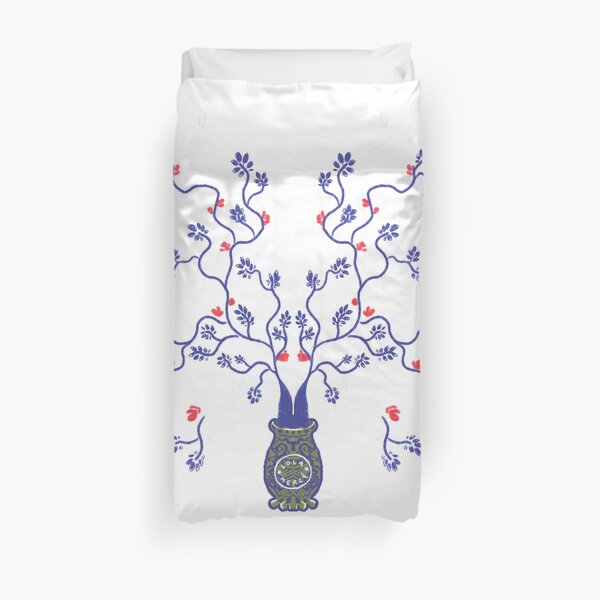 Asian shrub # 3 Duvet Cover