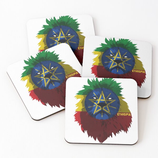 Item preview, Ethiopia National Flag Lion designed and sold by Domestic8edApe.