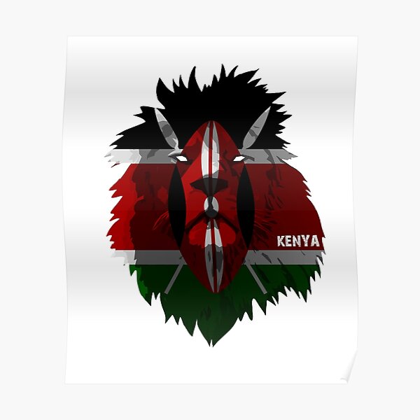 : Soccer team Kenya national pride Lion Flag : Cell Phones &  Accessories