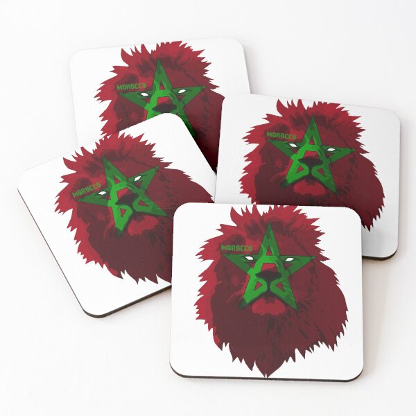 Item preview, Morocco Lion National flag designed and sold by Domestic8edApe.