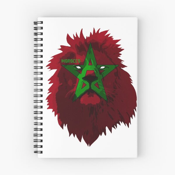 Item preview, Morocco Lion National flag designed and sold by Domestic8edApe.