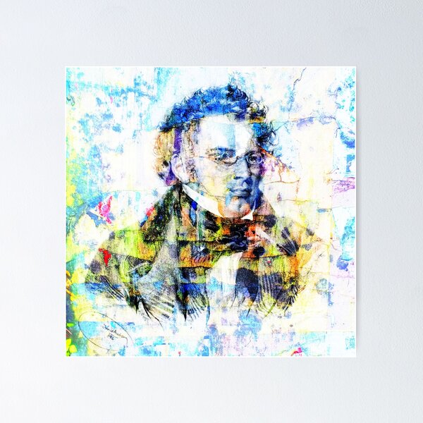 Item preview, Franz Schubert Compositor Músico Retrato designed and sold by Anna Lemos.