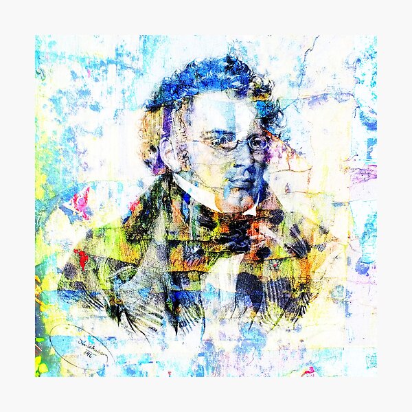 Item preview, Franz Schubert Composer Musician Portrait designed and sold by Anna Lemos.