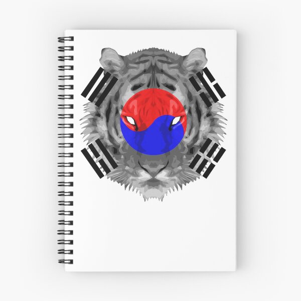Item preview, South Korea Tiger Korean Nation Flag designed and sold by Domestic8edApe.
