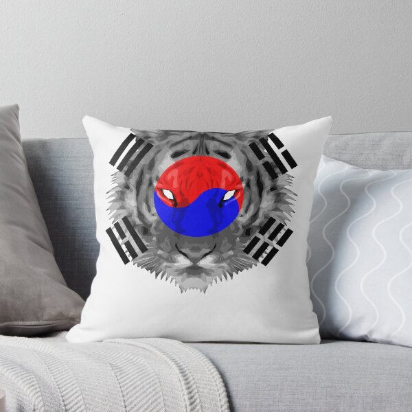 Item preview, South Korea Tiger Korean Nation Flag designed and sold by Domestic8edApe.