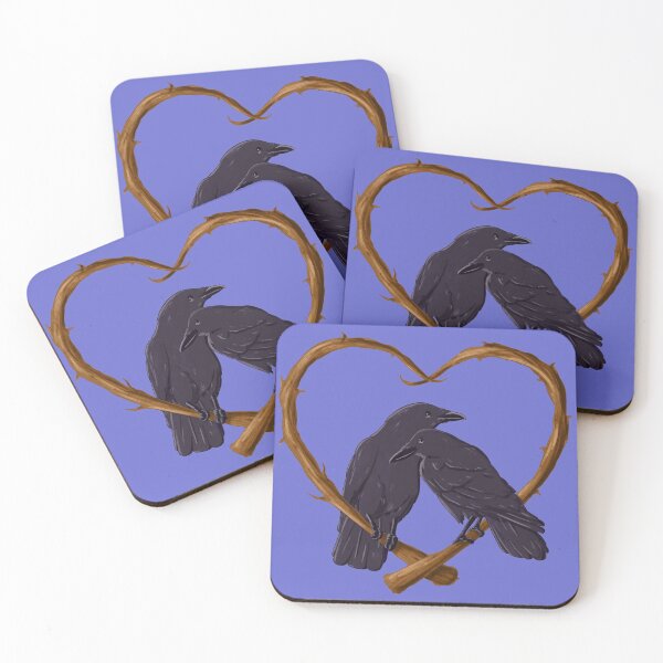 Item preview, Kissing Crows designed and sold by clevercreature.
