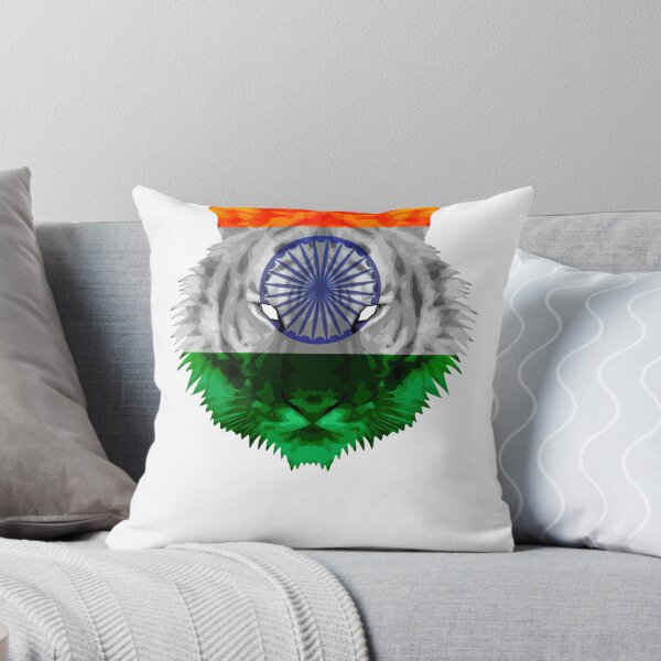 Item preview, India Flag Tiger designed and sold by Domestic8edApe.