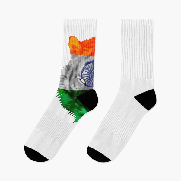 Item preview, India Flag Tiger designed and sold by Domestic8edApe.