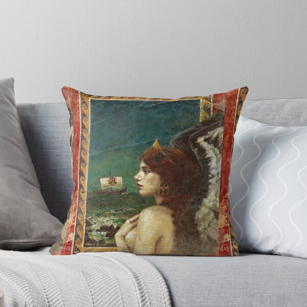 Item preview, Ancient Greek Siren Mural designed and sold by mictomart.