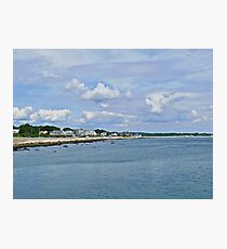 Summer Clouds Over Narragansett Beach Photographic Print