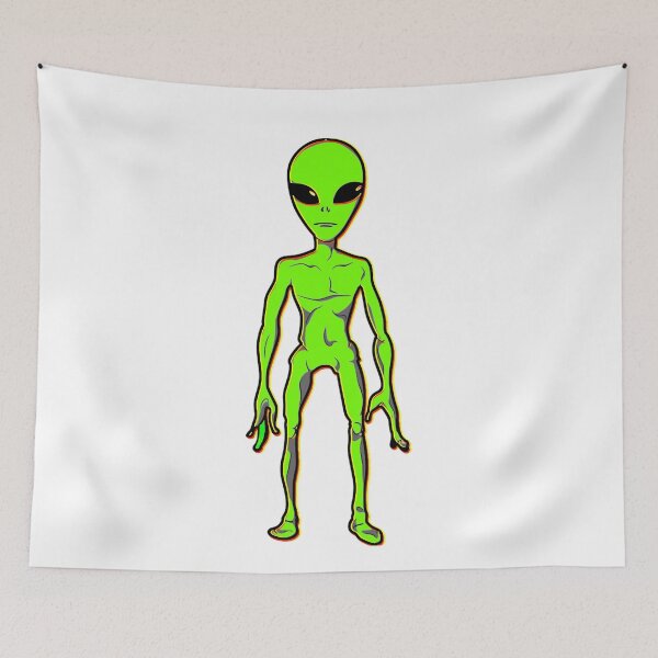 Aperçu de l'œuvre ÉTRANGER VERT, MARTIEN, DEBOUT créée et vendue par DewDropDesigns.