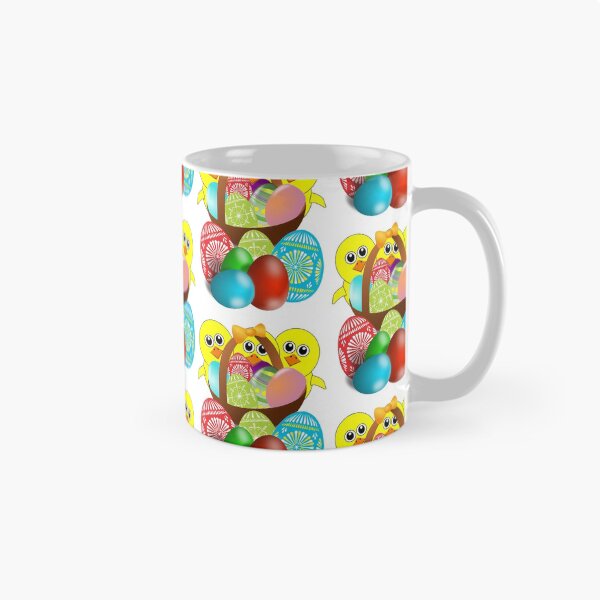 Item preview, Chick with Easter Eggs in Basket designed and sold by TigsArts.