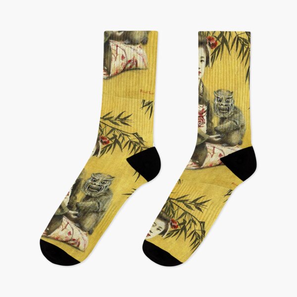 Item preview, Vintage Geisha And Demon designed and sold by mictomart.
