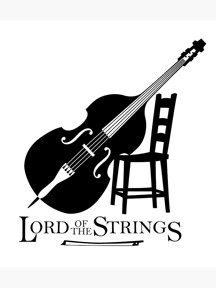 Double Bass Lord of the Strings Art Print for Sale by Barbara