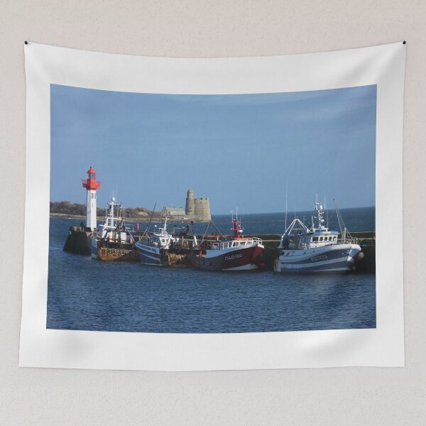 Item preview, Trawlers at the quay designed and sold by alanoix.