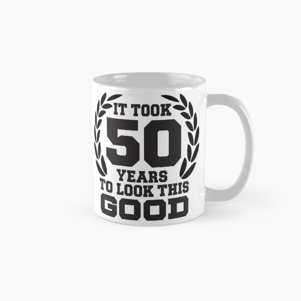 Item preview, 50 Years Birthday Mug designed and sold by kernitees.