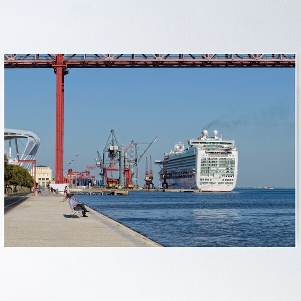 Item preview, cruise ship Ventura, Port of Lisbon, Portugal designed and sold by AndrewJonesFoto.