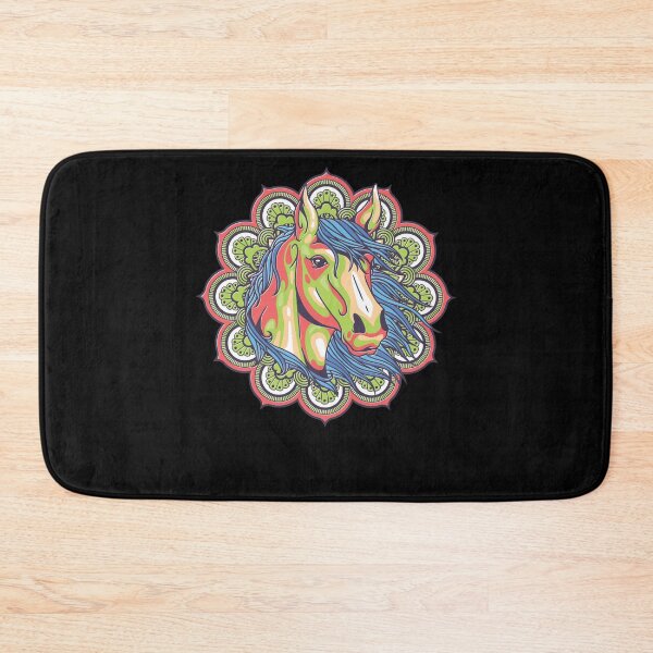 Item preview, Colored mandala horse riding designed and sold by AaaleXX.
