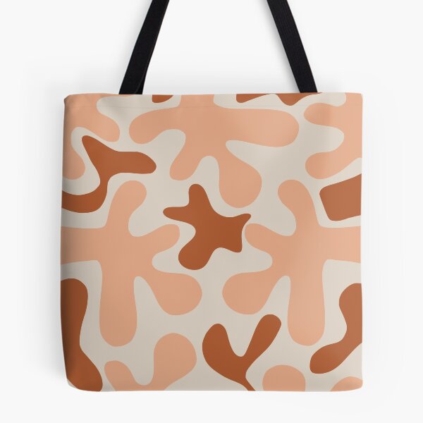 Item preview, Clay Time Abstract Pattern in Rust, Blush Salmon, and Taupe designed and sold by kierkegaard.