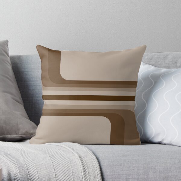 Modern Retro #2 Throw Pillow