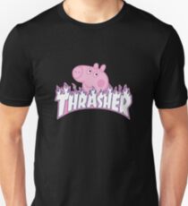 Best Seller - Peppa Pig Skateboard Merchandise Slim Fit T-Shirt