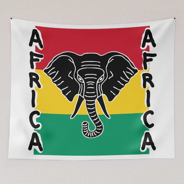 Item preview, African Elephant flag designed and sold by 75philibert.