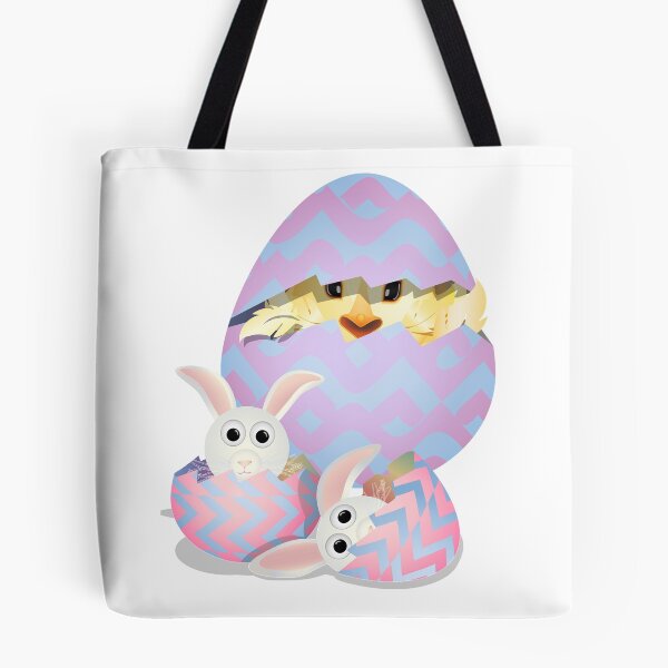 Item preview, Bunny with Chicks in Easter Eggs designed and sold by TigsArts.