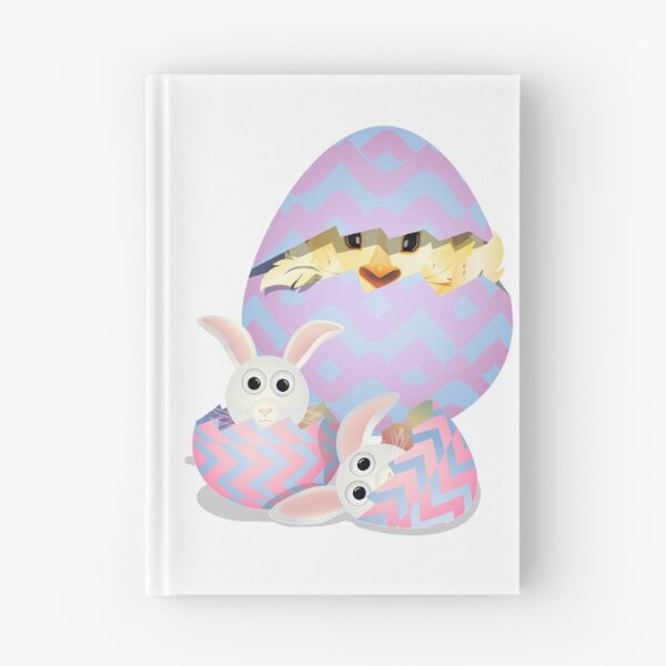 Item preview, Bunny with Chicks in Easter Eggs designed and sold by TigsArts.
