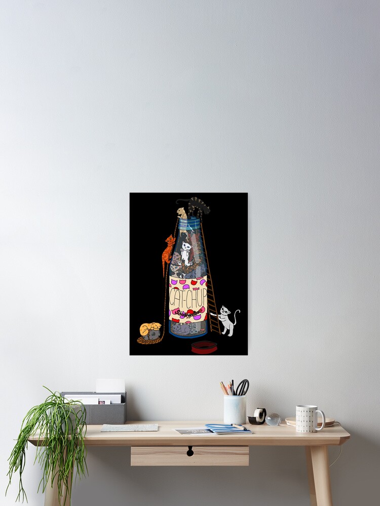 Thumbnail 2 von 3, Poster, Cat-Chup designt und verkauft von Boxcats.